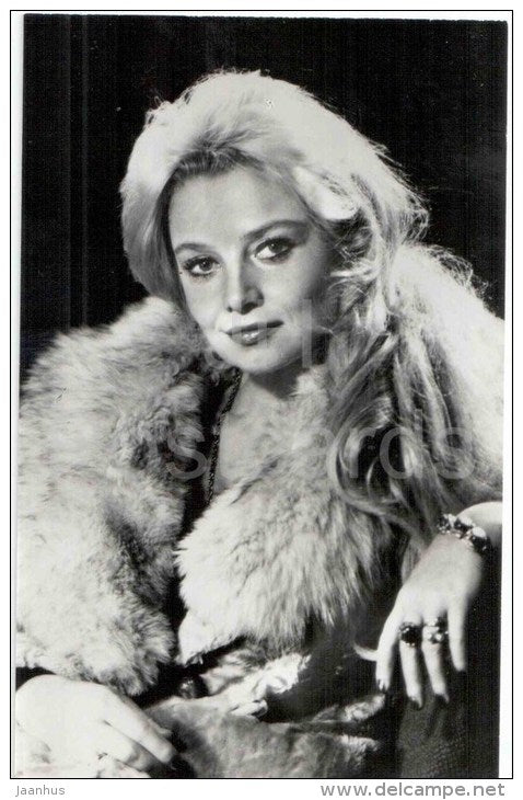 N. Kustinskaya - Soviet Russian Movie Actress - 1981 - Russia USSR - unused - JH Postcards