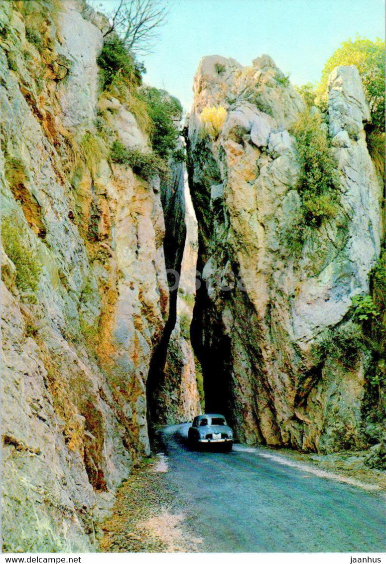 La Calobra - Detalle de la carretera - road - Mallorca - 537 - Spain - unused - JH Postcards