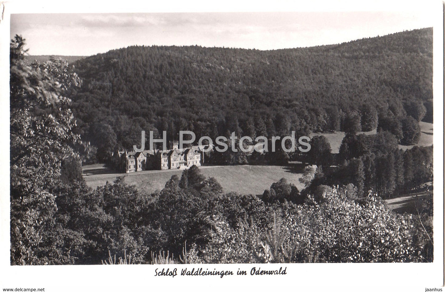 Schloss Waldleiningen im Odenwald - castle - Germany - unused - JH Postcards