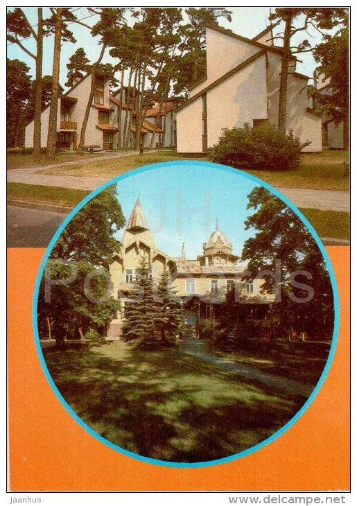 Holiday House Tulpe - Club Anapilis - sanatorium Jurate - Palanga - 1987 - Lithuania USSR - unused - JH Postcards