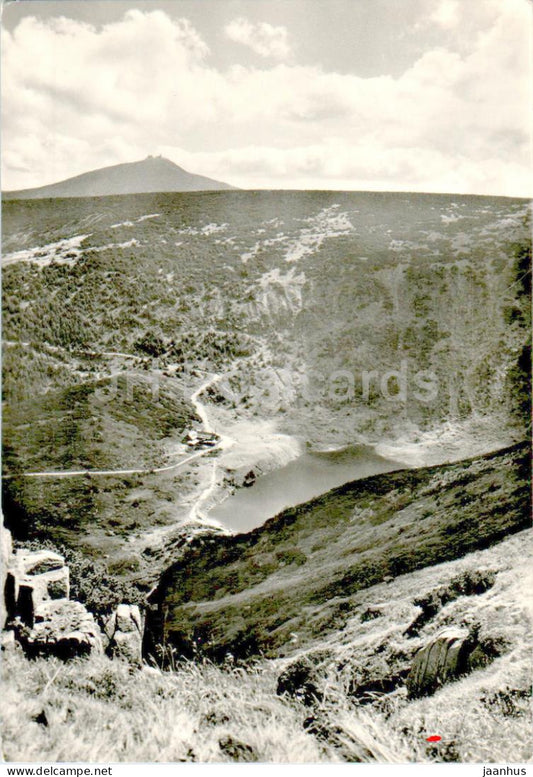 Krkonose - Snezka - 1602 m - Maly Staw - Male jezero - mountain lake - Czech Repubic - Czechoslovakia - unused - JH Postcards