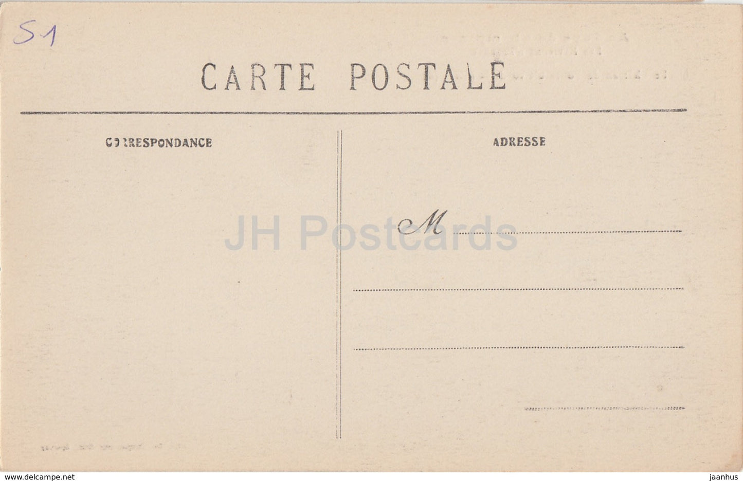 Le Chateau de Boursault vu de la Plaine - Au Pays du Champagne - Schloss - 65 - alte Postkarte - Frankreich - unbenutzt