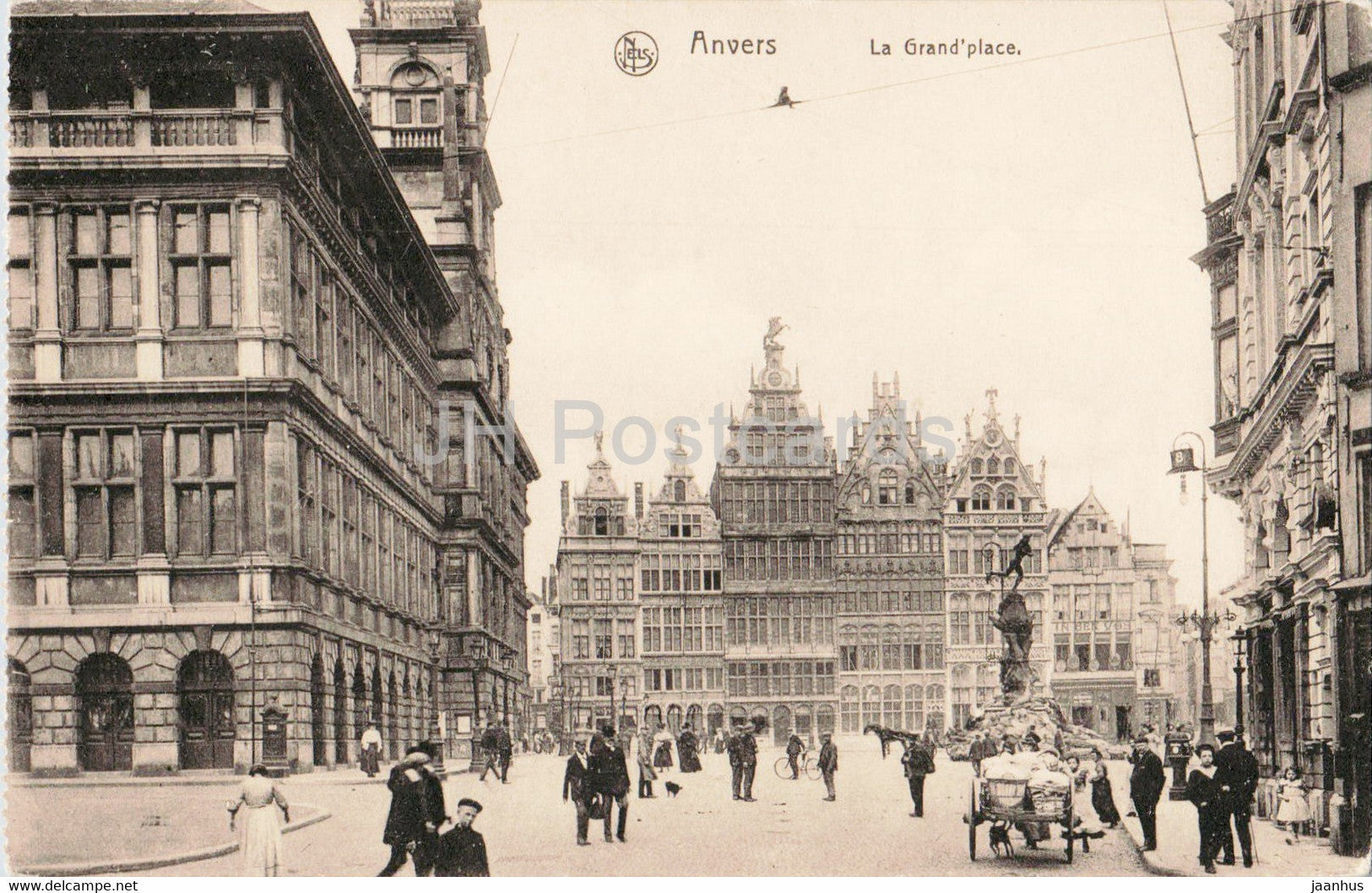 Anvers - Antwerpen - La Grand Place - old postcard - Belgium - unused - JH Postcards