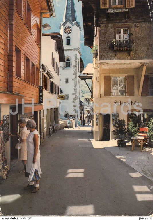 Leukerbad Kirchgasse - 127 - 1960 - Switzerland - used - JH Postcards