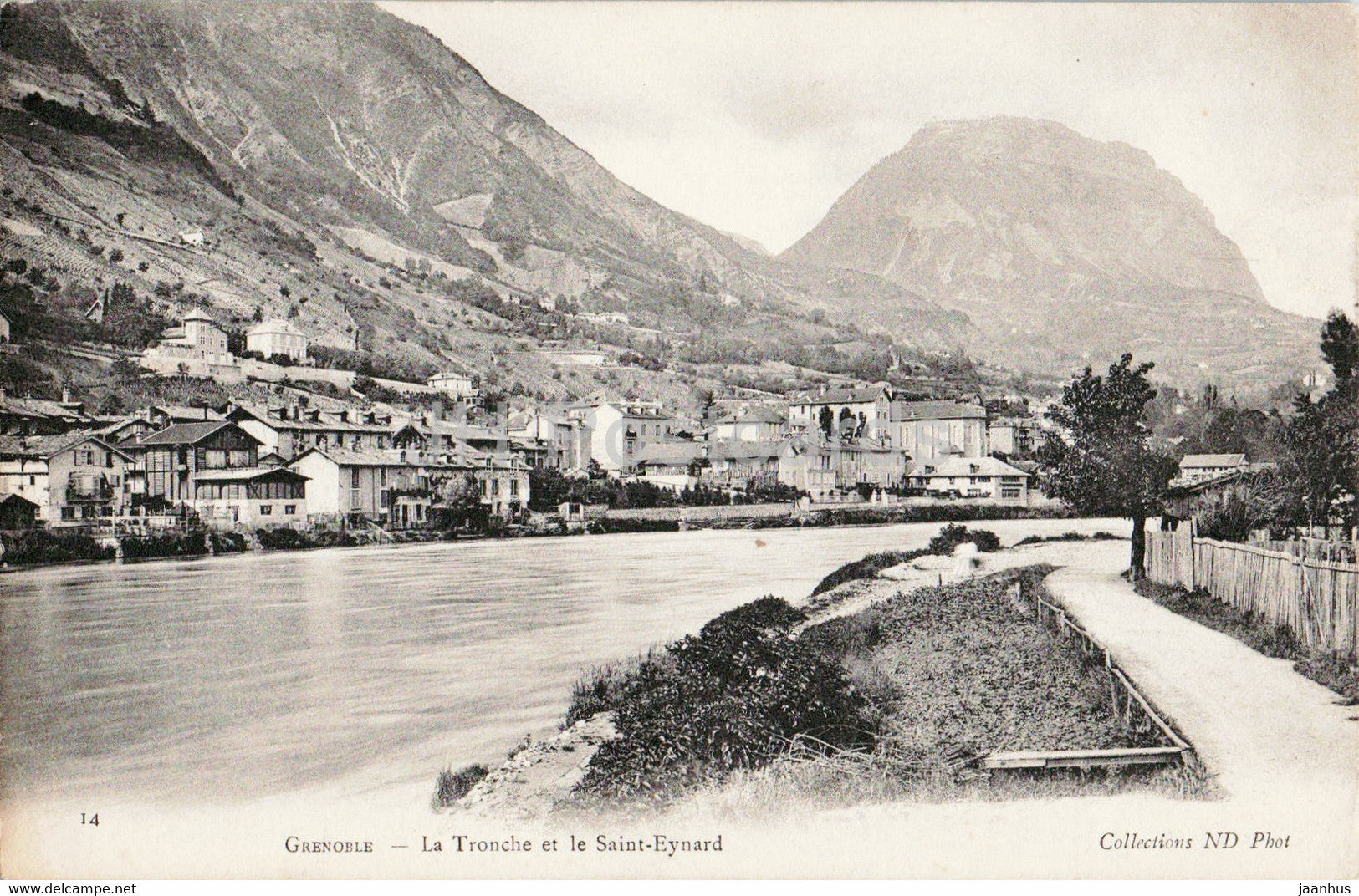 Grenoble - La Tronche et le Saint Eynard - 14 - old postcard - France - unused - JH Postcards