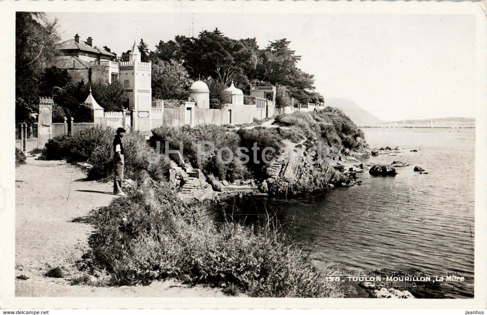 Toulon Mourillon - La Mitre - 158 - old postcard - 1950 - France - used - JH Postcards