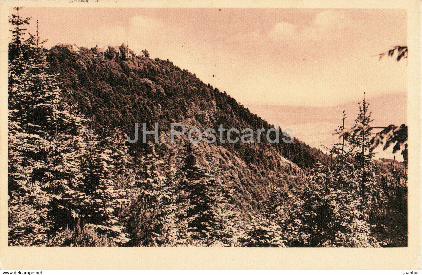 Monte Ste Odile 763 m - old postcard - 1946 - France - used - JH Postcards