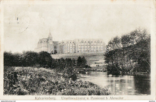 Kalvarienberg - Ursulinenkloster u Pensionat b Ahrweiler - old postcard - 1912 - Germany - used - JH Postcards