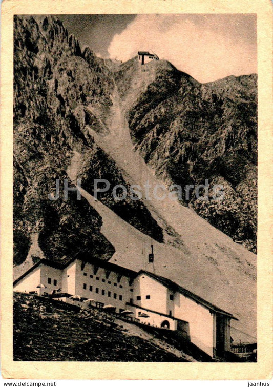 Innsbrucker Nordkettenbahn - Station Seegrube - Bergstation - 3107 - old postcard - Austria - unused - JH Postcards
