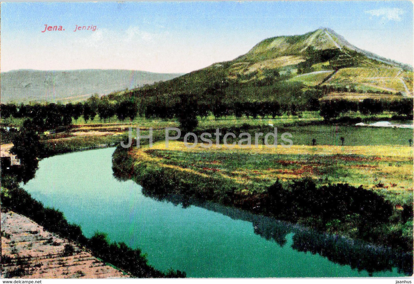 Jena - Jenzig - old postcard - Germany - unused - JH Postcards