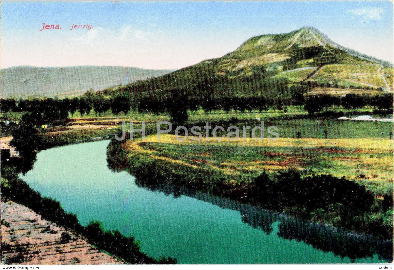 Jena - Jenzig - old postcard - Germany - unused - JH Postcards