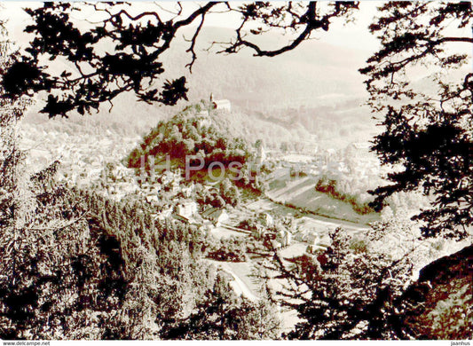 Schwarzburg Thur Wald vom Trippstein - old postcard - 1973 - Germany DDR - used - JH Postcards