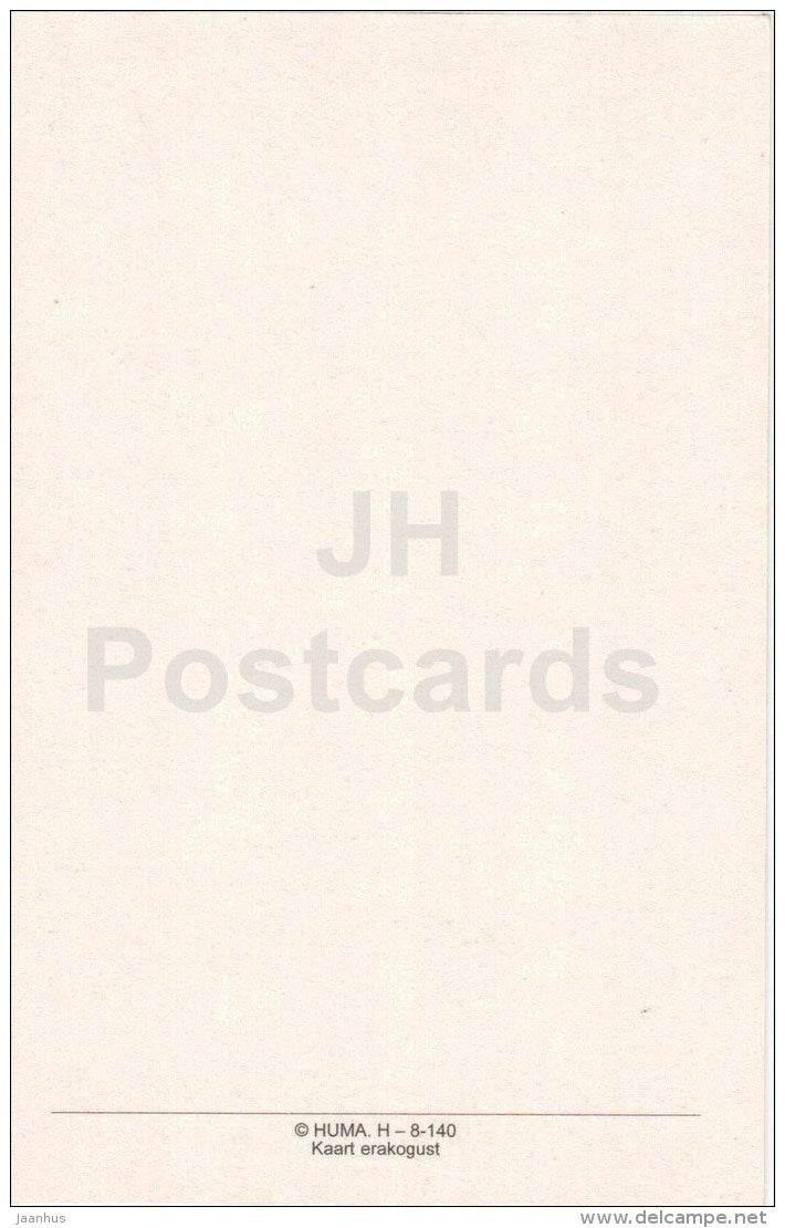 Christmas Greeting Card - cone - apple - walnut - fir - old postcard reproduction - Estonia - unused - JH Postcards