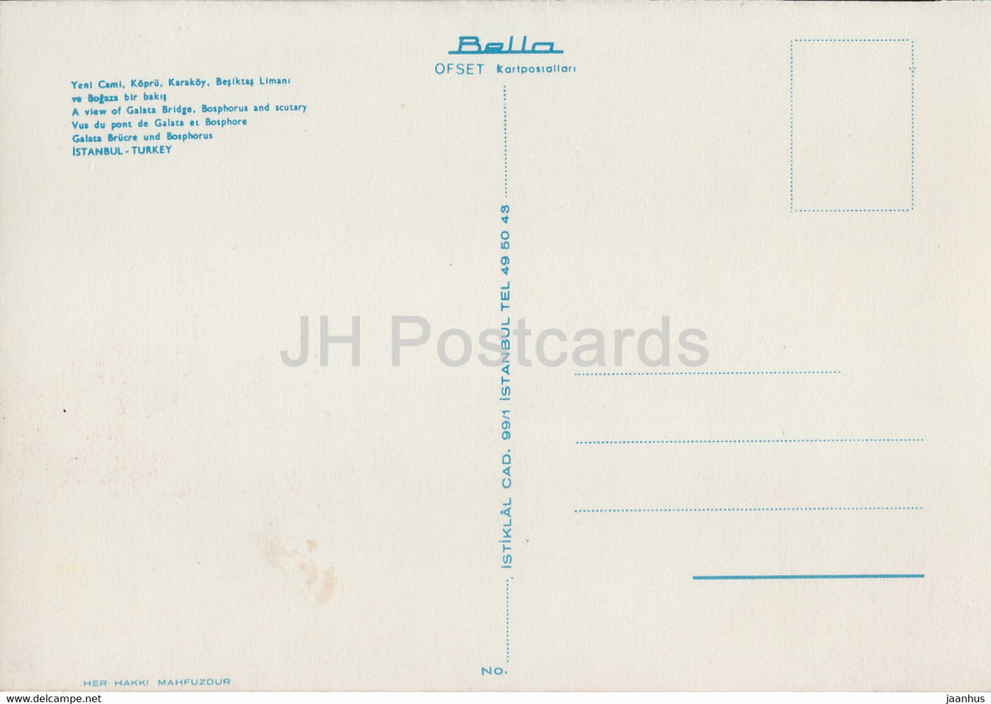 Istanbul - Une vue sur le pont de Galata - Bosphore et scutary - Turquie - inutilisé