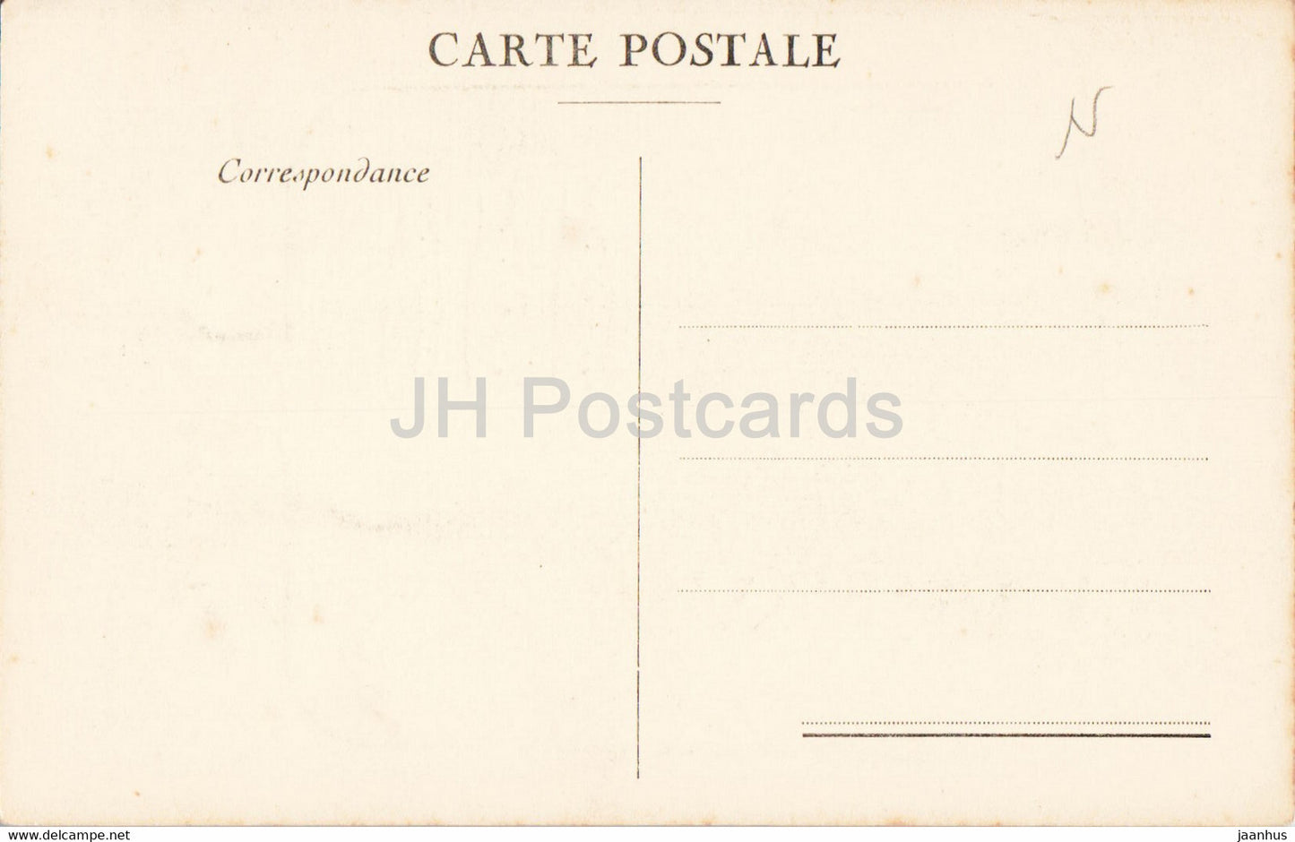 Les Armes du Pecheur - Piscans non Peccans - coat of arms - old postcard - France - unused