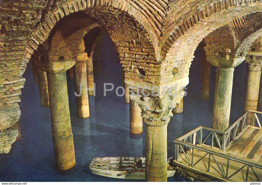 Istanbul - The Underground cistern - Turkey - unused - JH Postcards