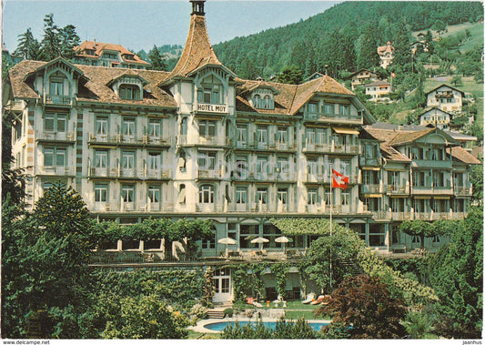 Hotel Moy - Oberhofen am Thunersee - Eigenes Schwimmbad - Switzerland - used - JH Postcards