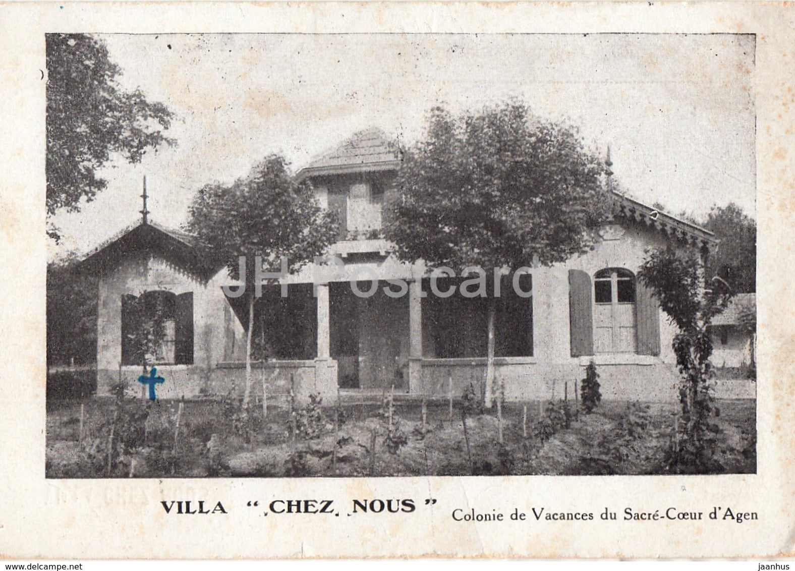 Vilal Chez Nous - Colonie de Vacances du Sacre Coeur d'Agen - old postcard - used - JH Postcards