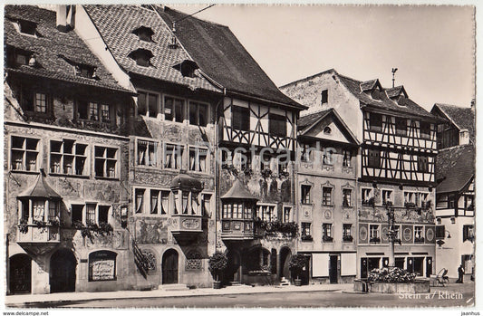 Stein am Rhein - hotel Rheinfels - Switzerland - 1944 - used - JH Postcards