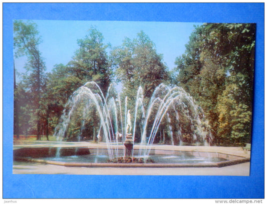 The Eve Fountain - Petrodvorets - 1976 - Russia USSR - unused - JH Postcards