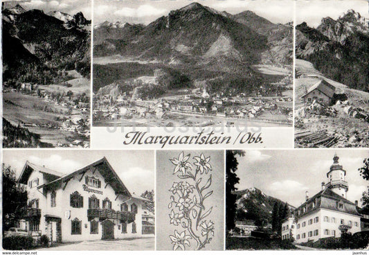 Marquartstein - Obb - old postcard - Germany - used - JH Postcards