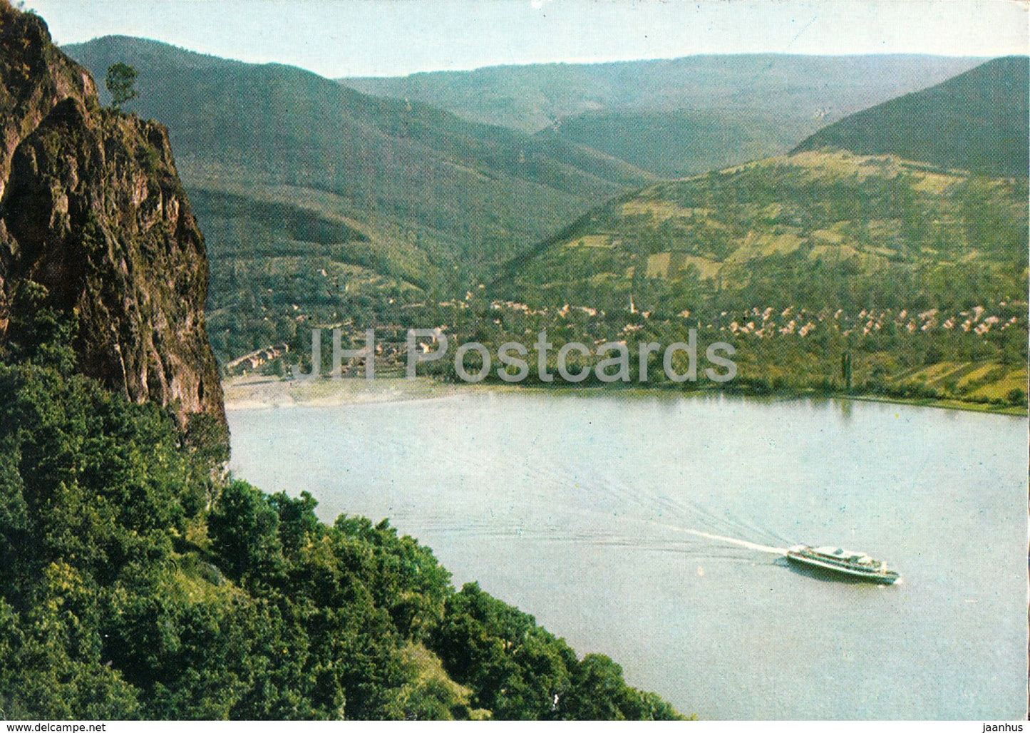 Dunakanyar - Danube river bend - 1974 - Hungary - used - JH Postcards