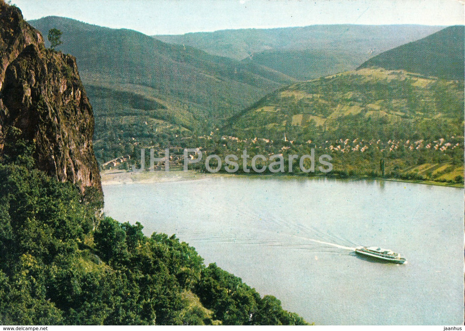 Dunakanyar - Danube river bend - 1974 - Hungary - used - JH Postcards