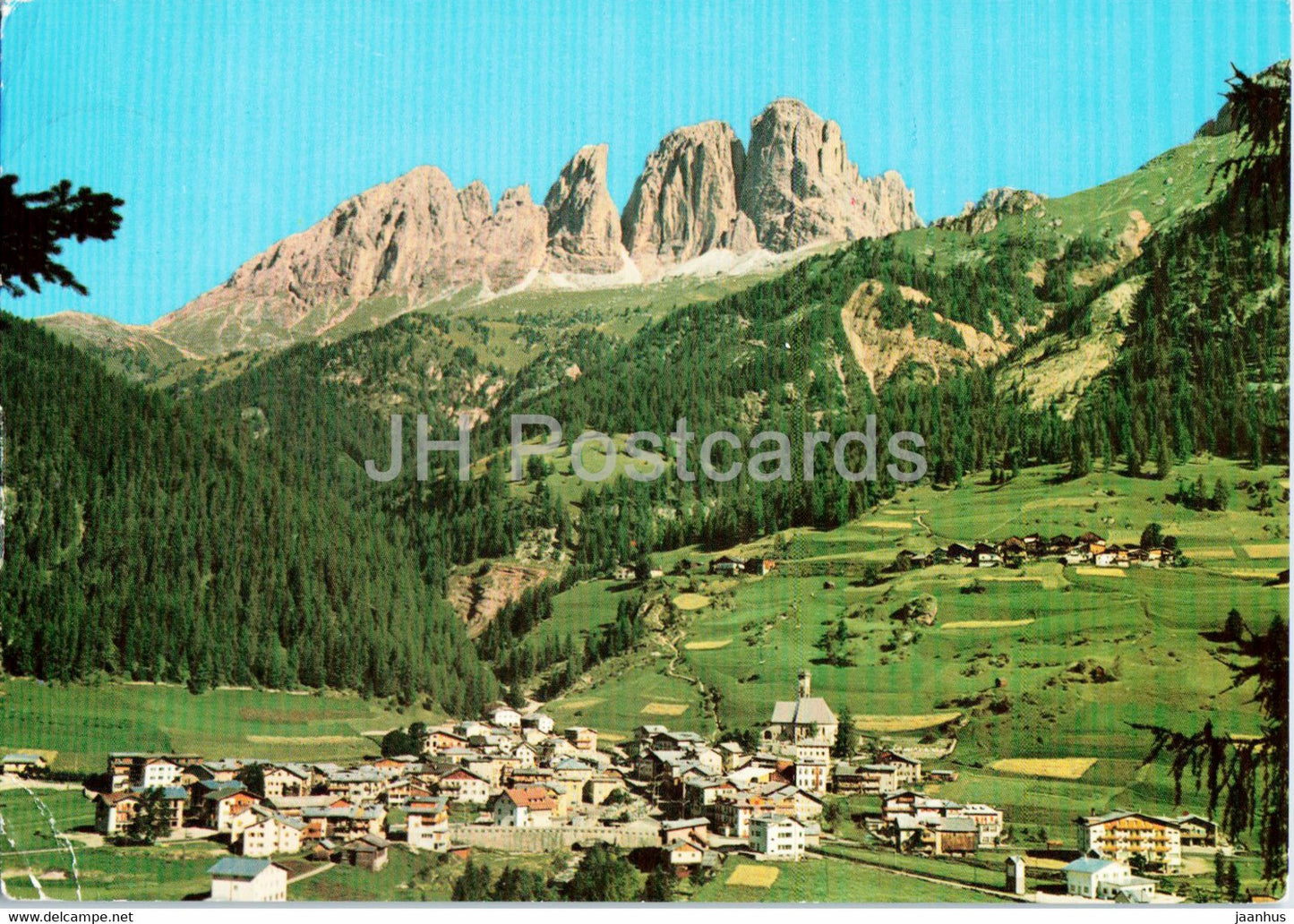 Campitello - Val di Fassa - Dolomiti - Il Sassolungo 3178 m - 1969 - Italy - used - JH Postcards