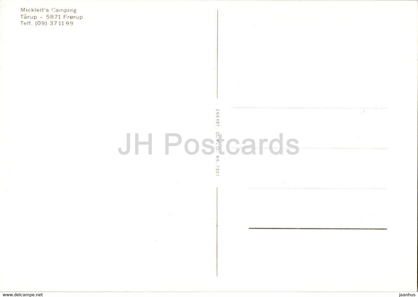 Mickleit's Camping - Tarup - Frorup - plage - Danemark - inutilisé