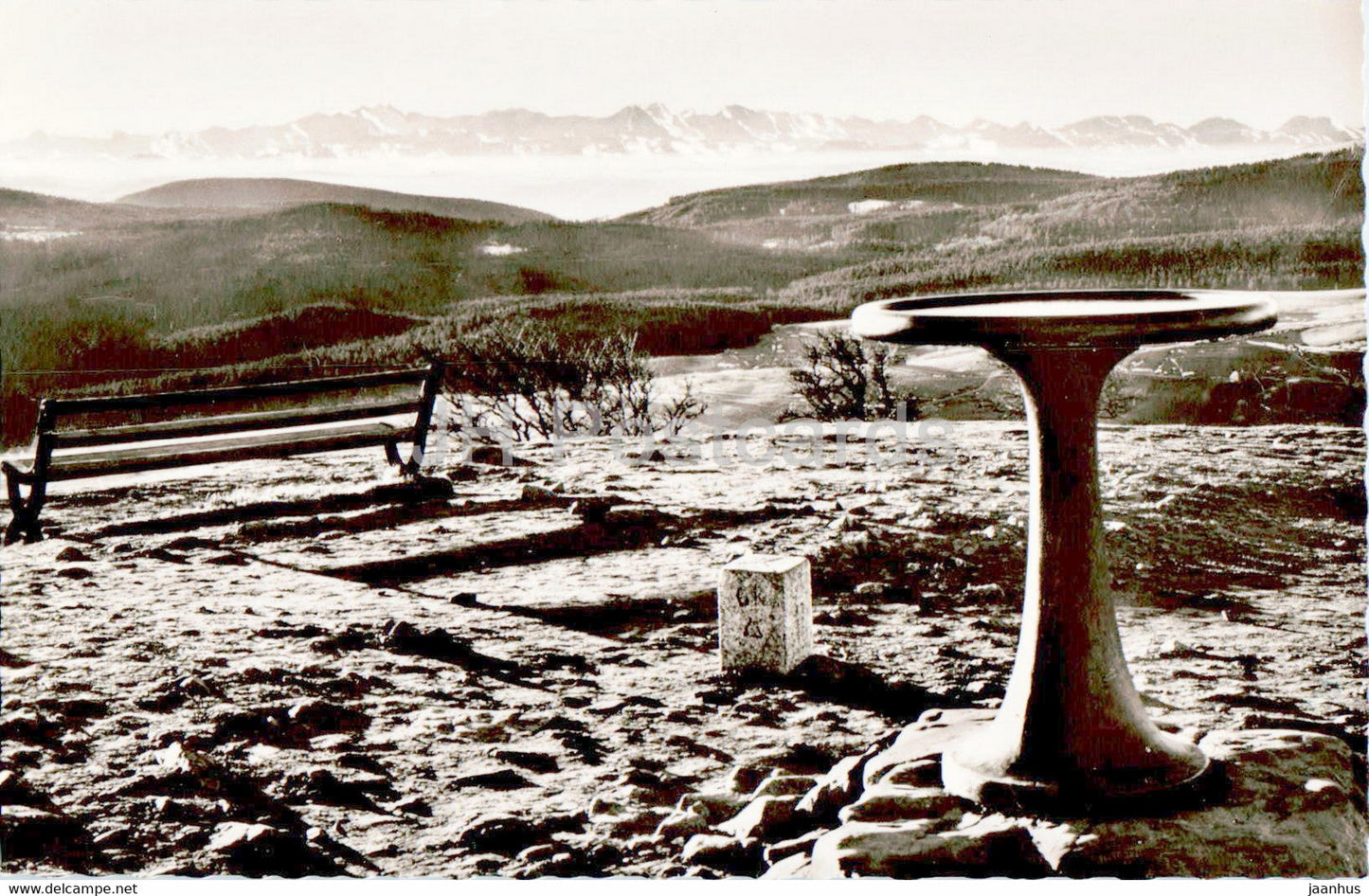 Schauinsland 1286 m - Berghotel H Sauerer - old postcard - 1960 - Germany - used - JH Postcards