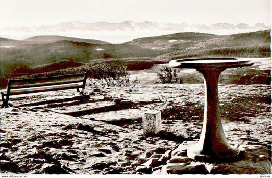 Schauinsland 1286 m - Berghotel H Sauerer - old postcard - 1960 - Germany - used - JH Postcards