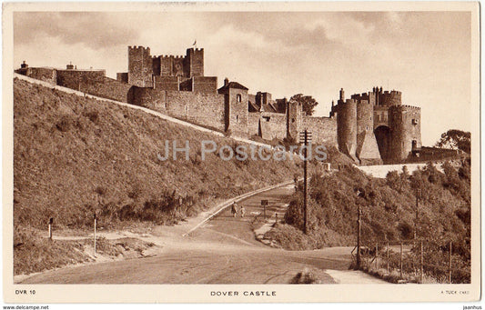 Dover Castle - DVR 10 - Tuck' s Post Card - 1952 - United Kingdom - England - used - JH Postcards