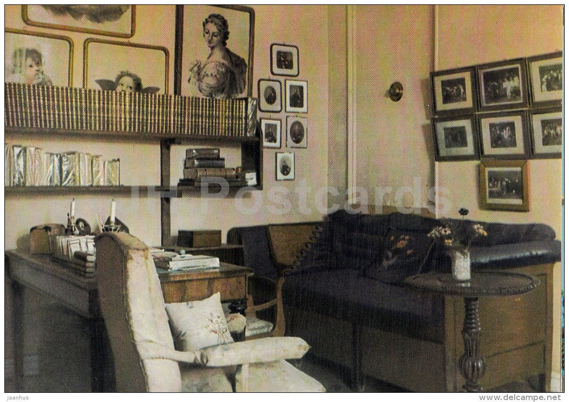 The Writer´s Top Study Room - Russian writer Leo Tolstoy Museum - Yasnaya Polyana - 1967 - Russia USSR - unused - JH Postcards