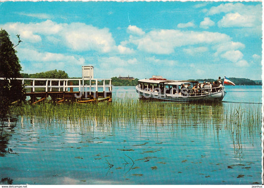 Holsteinische Schweiz - boat - 1975 - Germany- used - JH Postcards