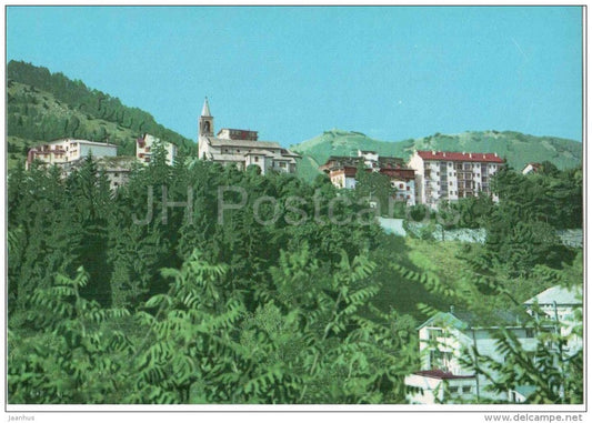 panorama - ROCCARASO m. 1250 - church - L´Aquila - Abruzzo - 210 - Italia - Italy - unused - JH Postcards