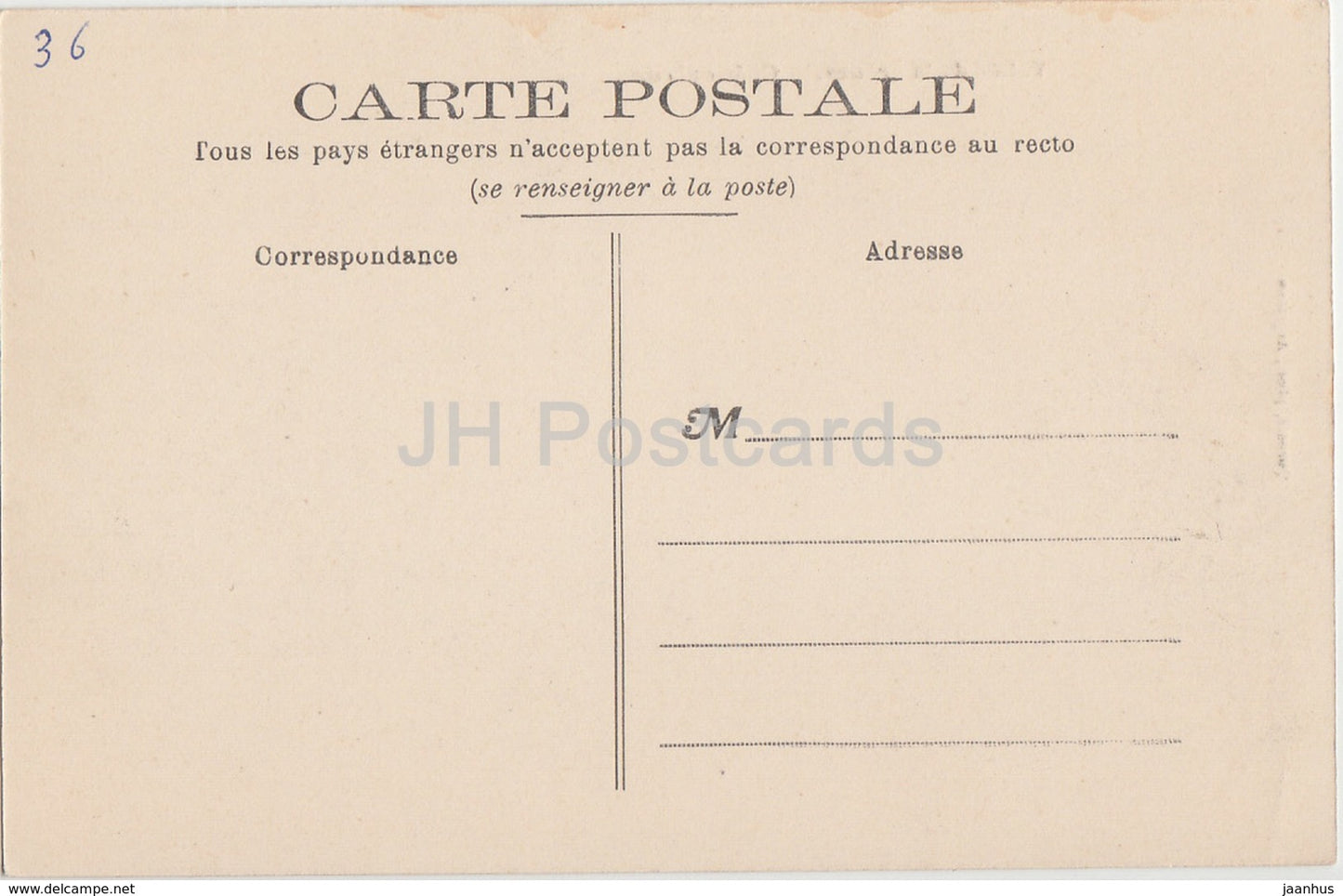 Vallee de Creuse - Chateaubrun - old postcard - France - unused