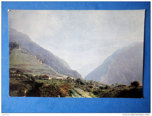 Darial Gorge - North Ossetia - 1968 - Russia USSR - unused - JH Postcards