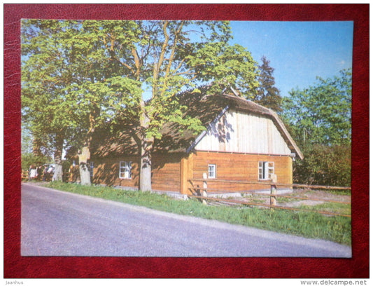 composer Rudolf Tobias Museum - Hiiumaa island - 1977 - Estonia USSR - unused - JH Postcards