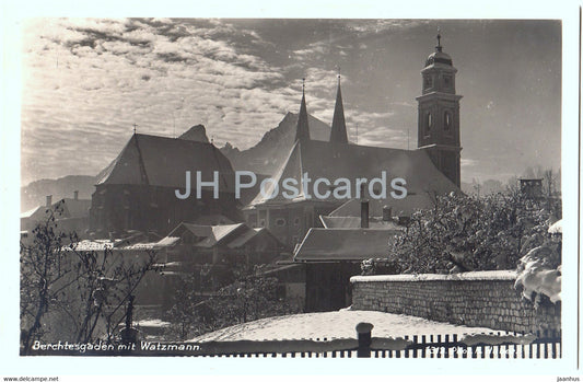 Berchtesgaden mit Watzmann - Deutsche Heimatbilder - Germany - unused - JH Postcards