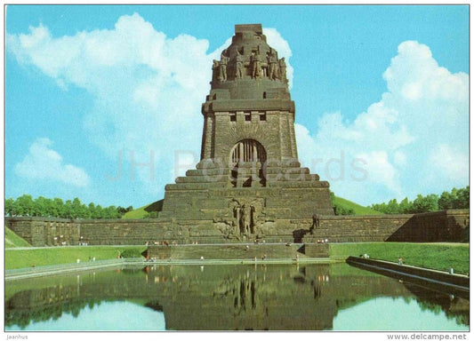Völkerschlachtdenkmal - Monument to the Battle of Nations - Messestadt Leipzig - Leipzig - Germany - DDR - unused - JH Postcards