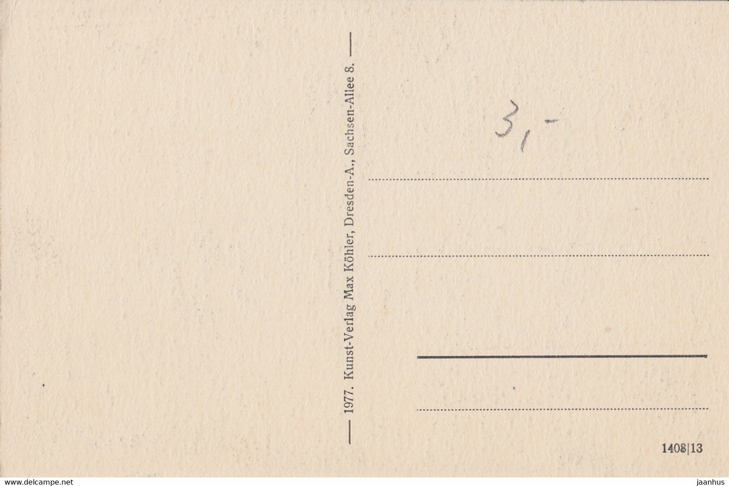 Der Brand bei Hohnstein - Sachs. Schweiz - old postcard - Germany - unused