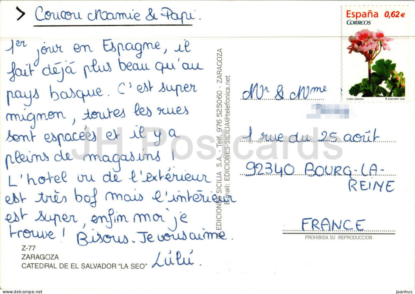 Zaragoza - Catedral de el Salvador La Seo - Kathedrale - Z 77 - Spanien - gebraucht