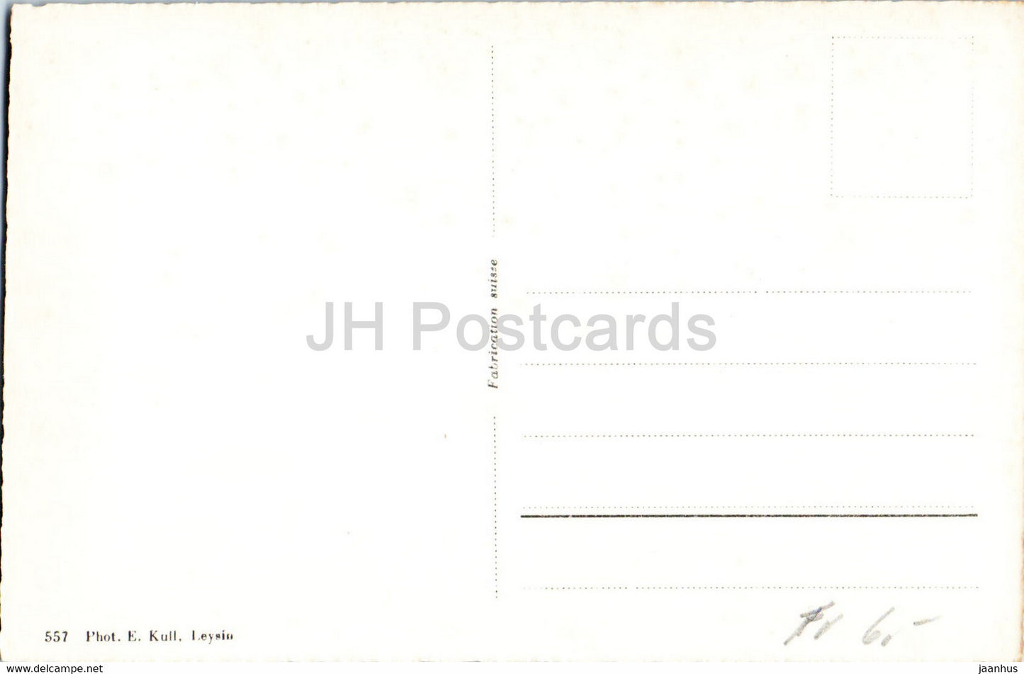 Leysin - Vue depuis la Crevasse - 557 - carte postale ancienne - Suisse - inutilisée