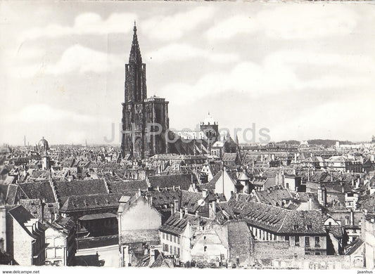 Strasbourg - Vue Generale - 102 - 1960 - France - used - JH Postcards