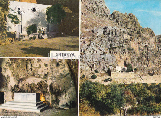 Antakya - Saint Pierre - Church of St Peter - multiview - 1984 - Turkey - used - JH Postcards
