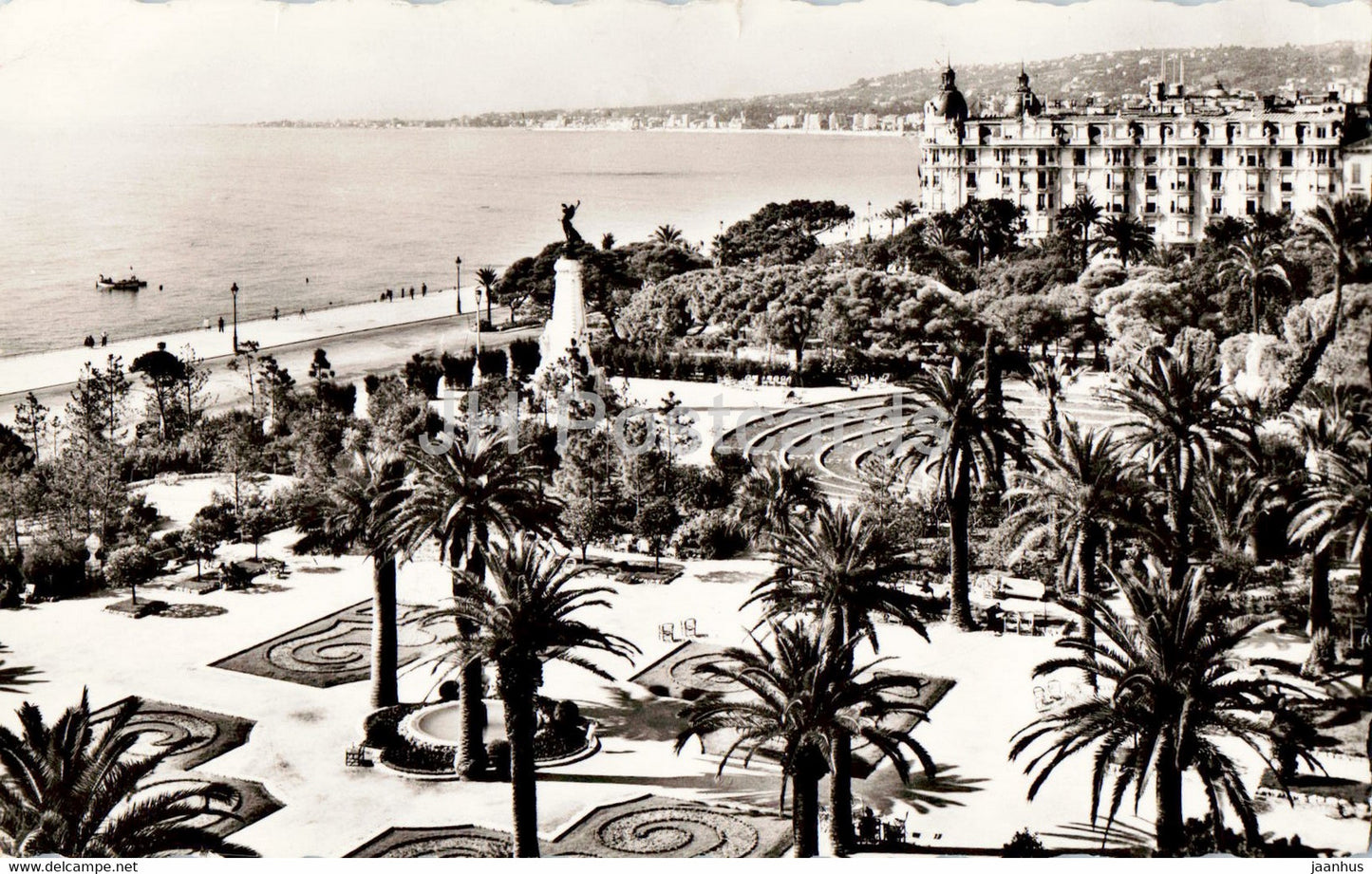 Nice - Les Jardins Albert I - Le Theatre de Verdure - 2021 - old postcard - 1959 - France - used - JH Postcards