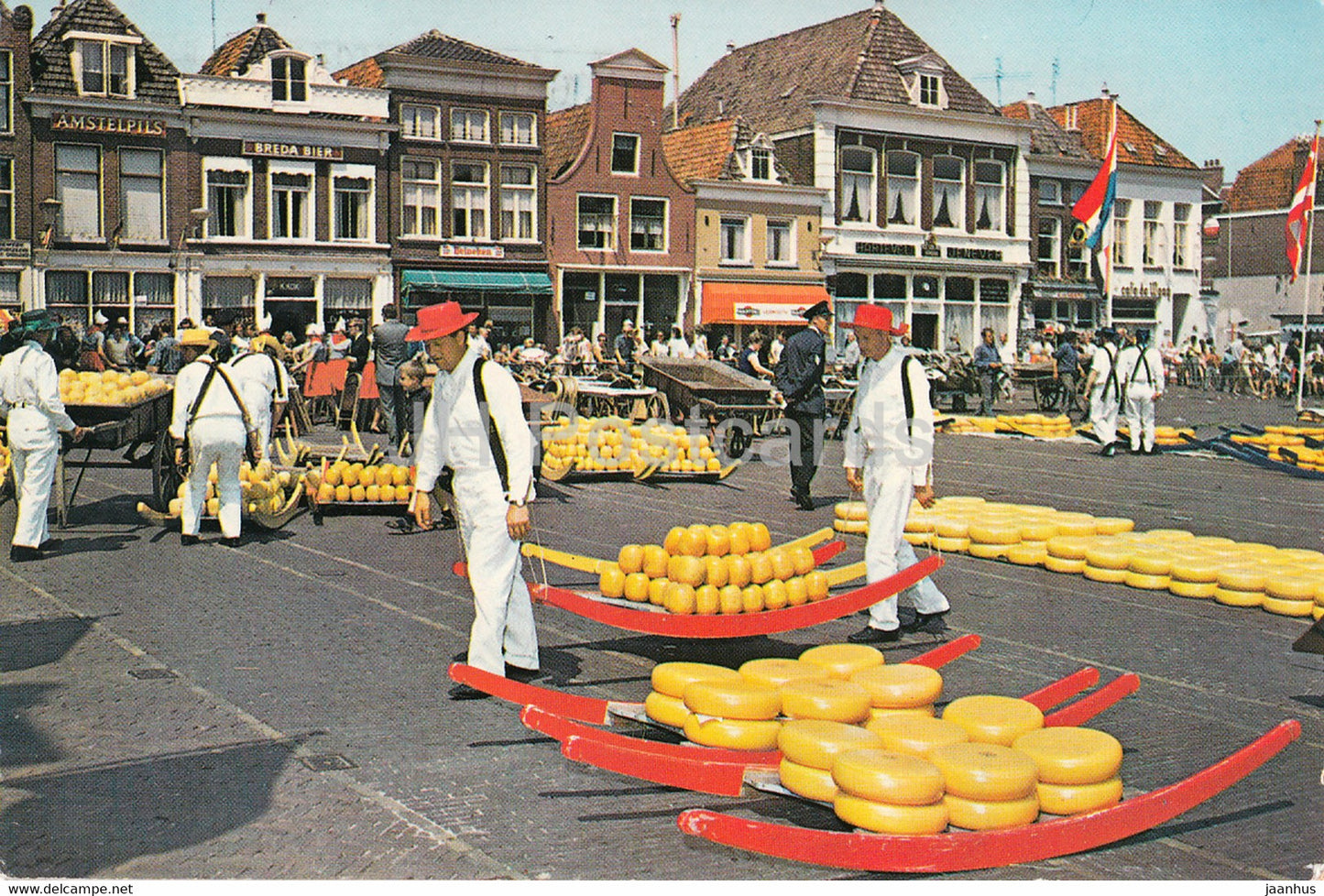 Alkmaar - Cheese Market - 1973 - Netherlands - used - JH Postcards