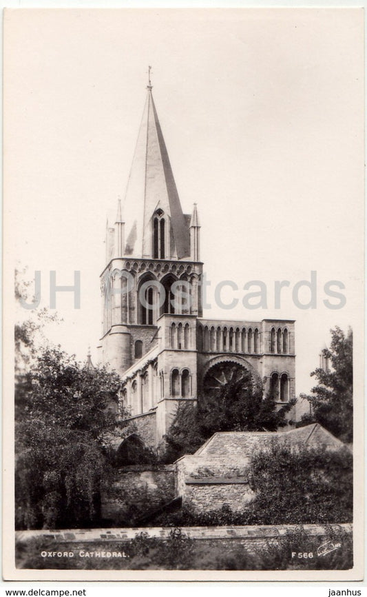 Oxford Cathedral - F 566 - 1952 - United Kingdom - England - used - JH Postcards