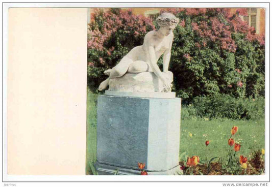 Catherine`s Park , sculpture The Nymph - Pushkin, Saint Petersburg - 1969 - Russia USSR - unused - JH Postcards