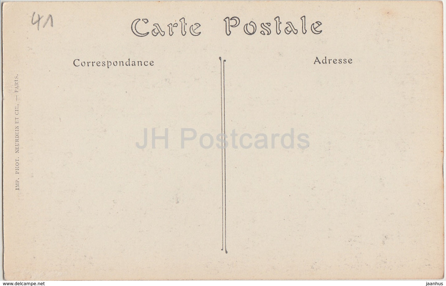 Château de Blois - Aile Louis XII - Cul de Lampe - château - carte postale ancienne - France - inutilisé